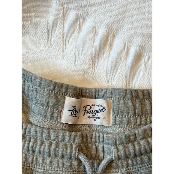 Penguin by Munsingwear Gray Sweatshorts Men's L - Picture 3 of 3